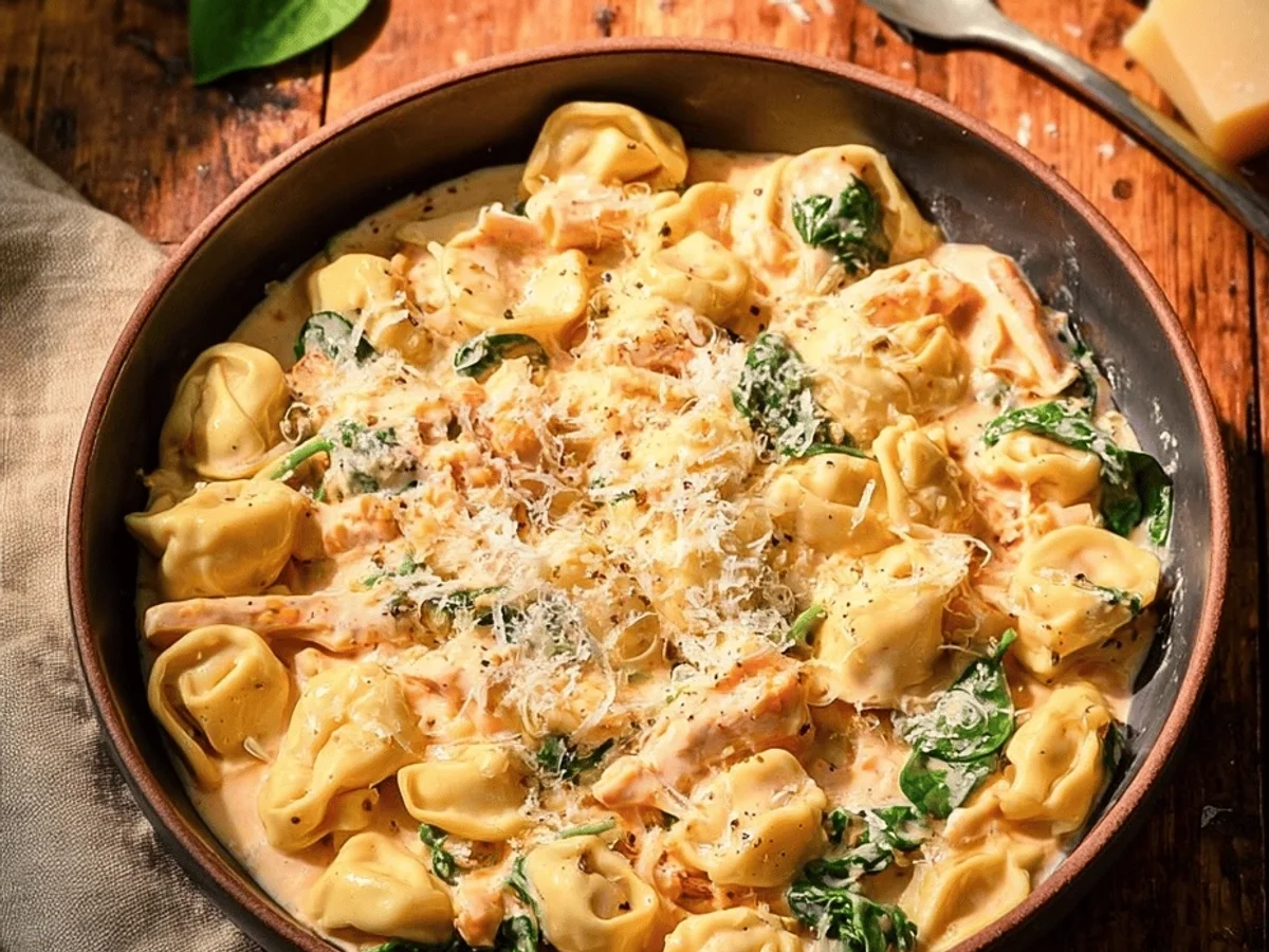 Crockpot Chicken Tortellini: Creamy, Easy Weeknight Magic - Image 1
