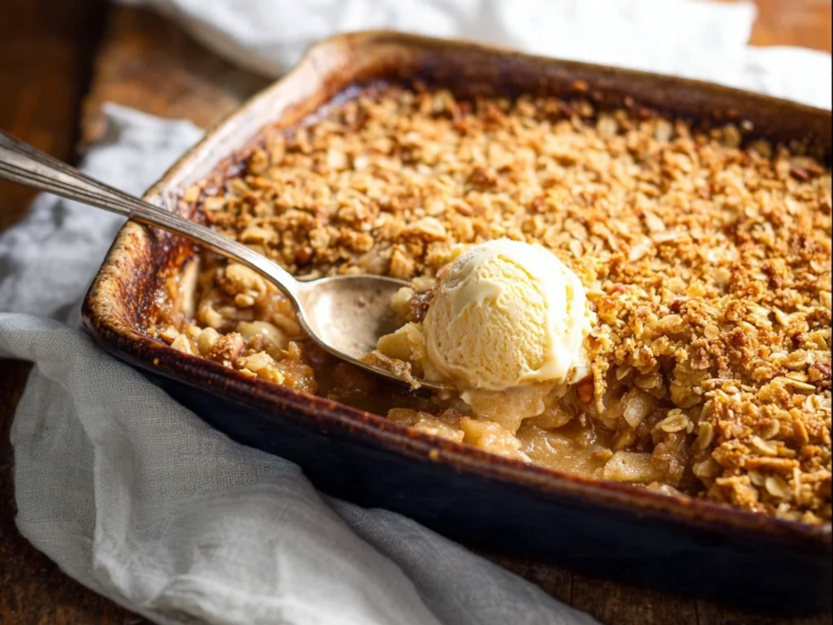 Easy Apple Crisp Recipe: Warm Spiced Crumbly Topping - Image 2