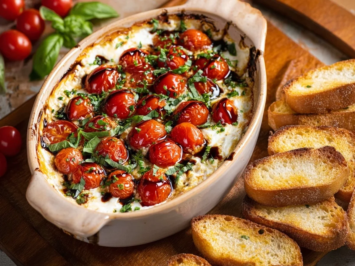 Easy Caprese Dip: Fresh Basil & Tomato Delight - Image 2