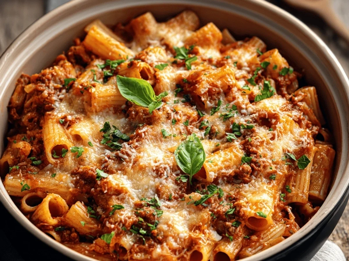 Easy Crockpot Pasta: Creamy Tomato & Sausage - Image 1