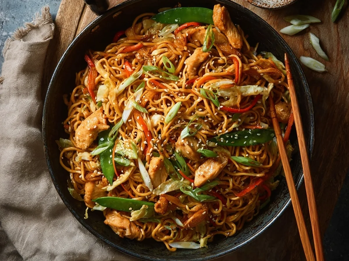Easy & Flavorful Chicken Chow Mein Recipe: A Weeknight Win - Image 1