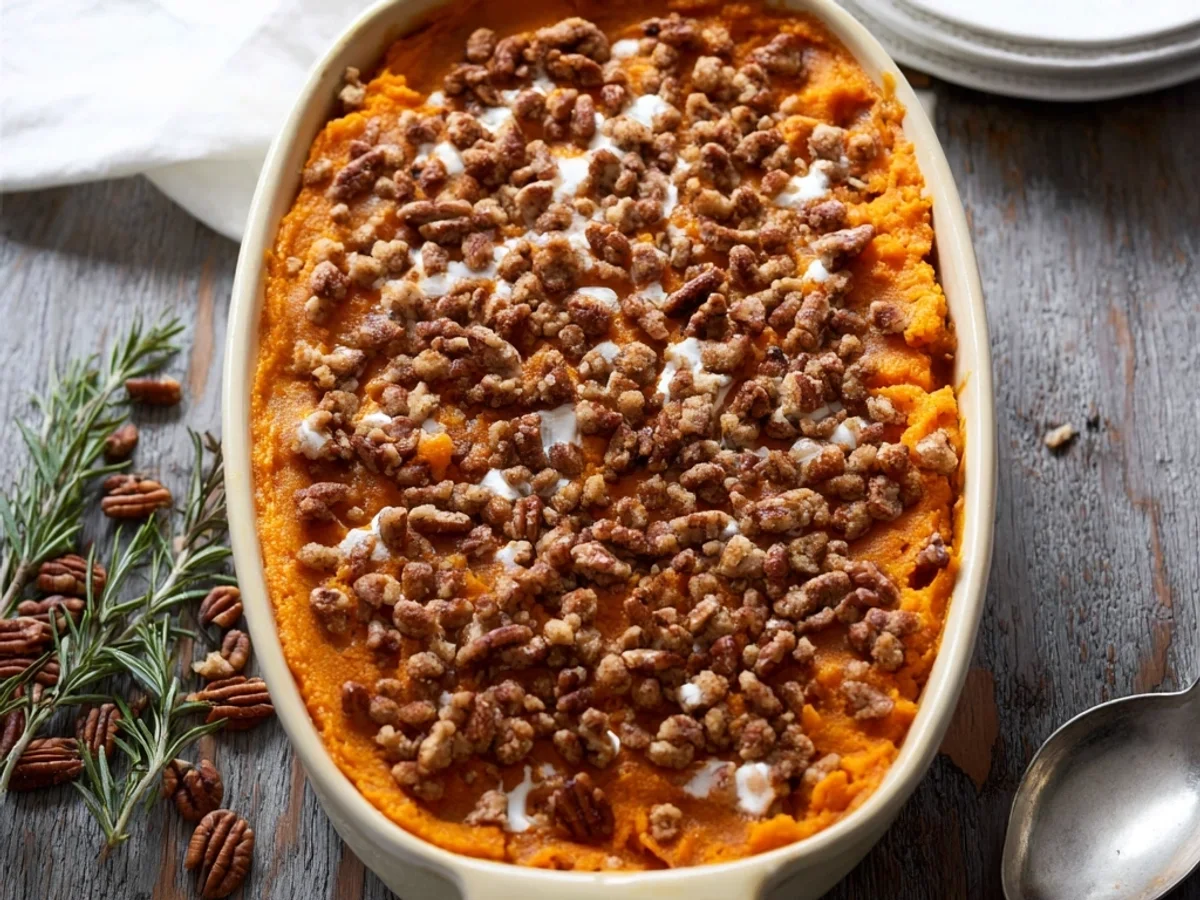 Easy Sweet Potato Casserole: Family's Spiced Bake - Image 1