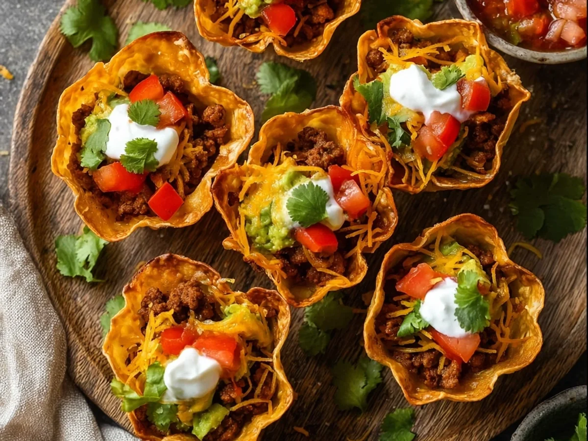 Easy Taco Cups: Savory Mini Meals, Quick & Fun! - Image 2