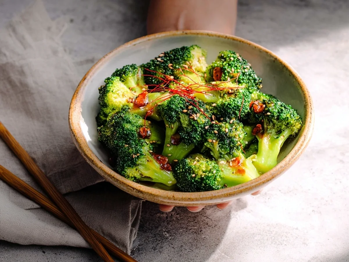 Flavorful Asian Broccoli: Quick Sesame Ginger Side - Image 1