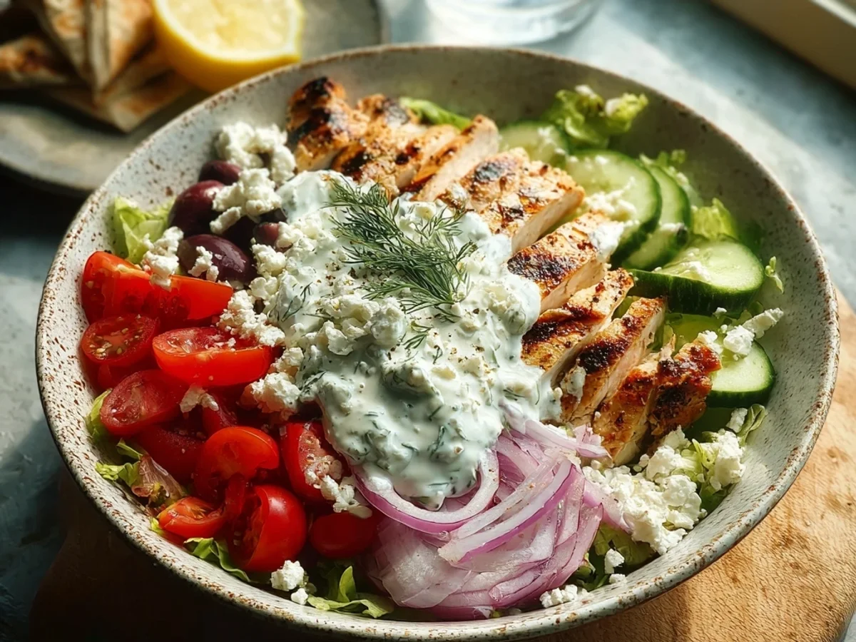 Flavorful Greek Chicken Bowls: Zesty Weeknight Dinner - Image 1