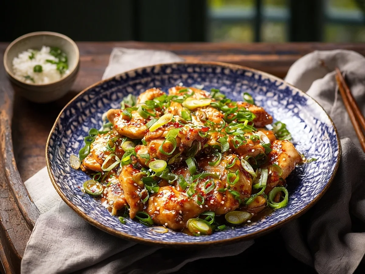 Flavorful Scallion Chicken: A Zesty Weeknight Delight - Image 1