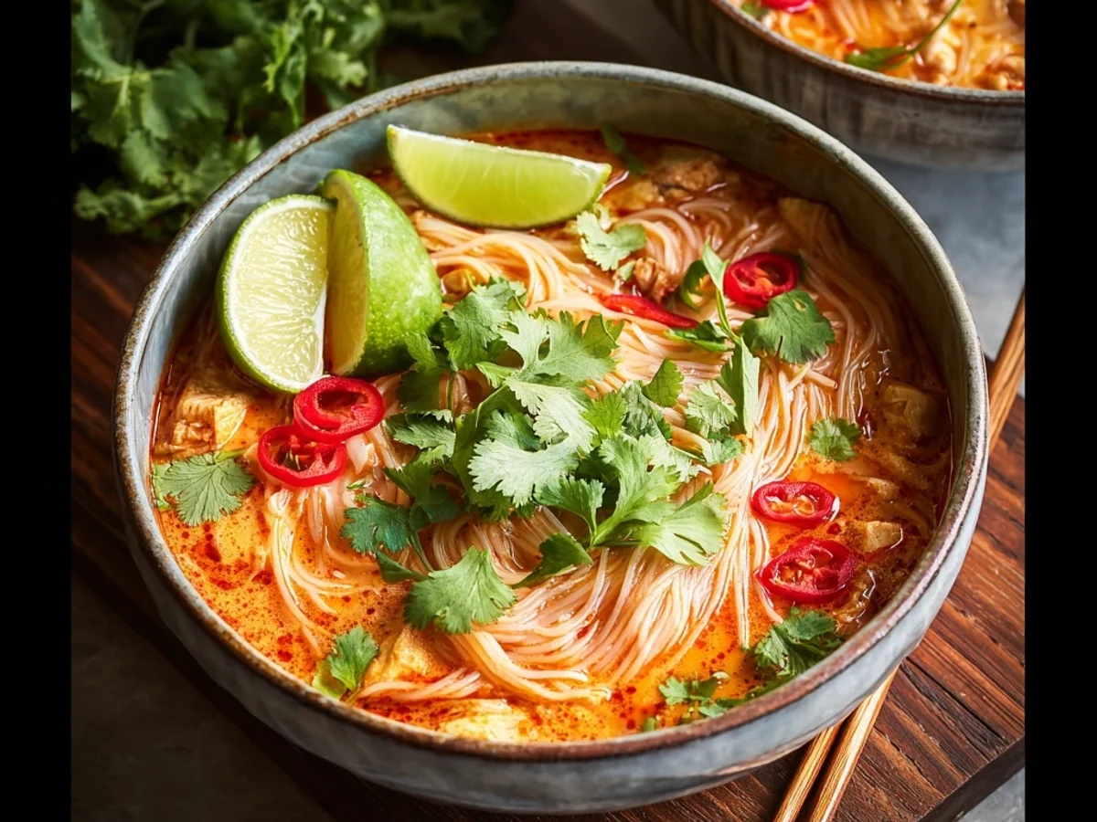 Flavorful Thai Red Curry Noodle Soup: A Zesty, Quick Meal - Image 2