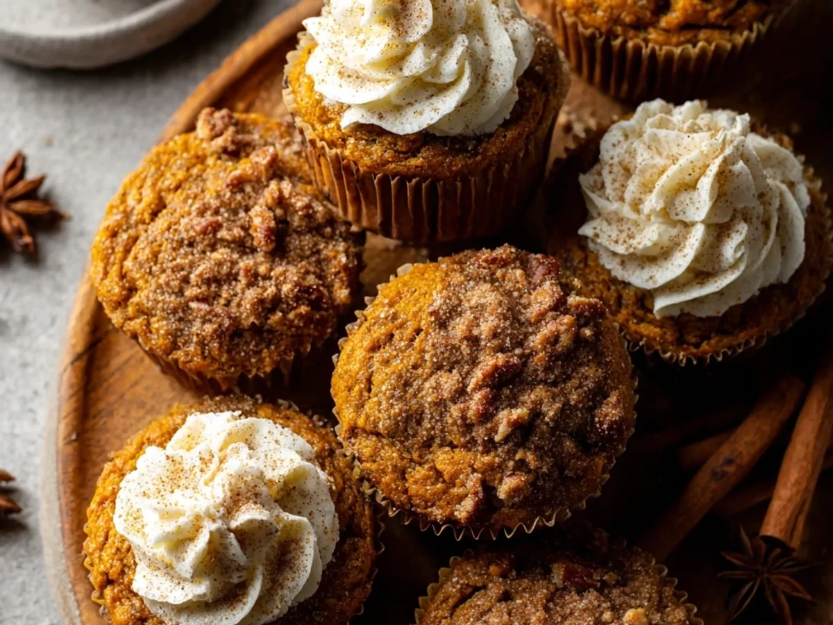 Fluffy Spiced Pumpkin Muffins: A Fall Morning Treat - Image 2