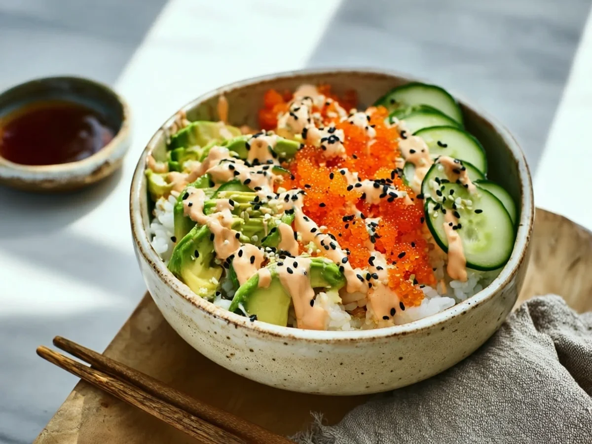 Fresh California Roll Sushi Bowls: Quick Weeknight Dinner - Image 1