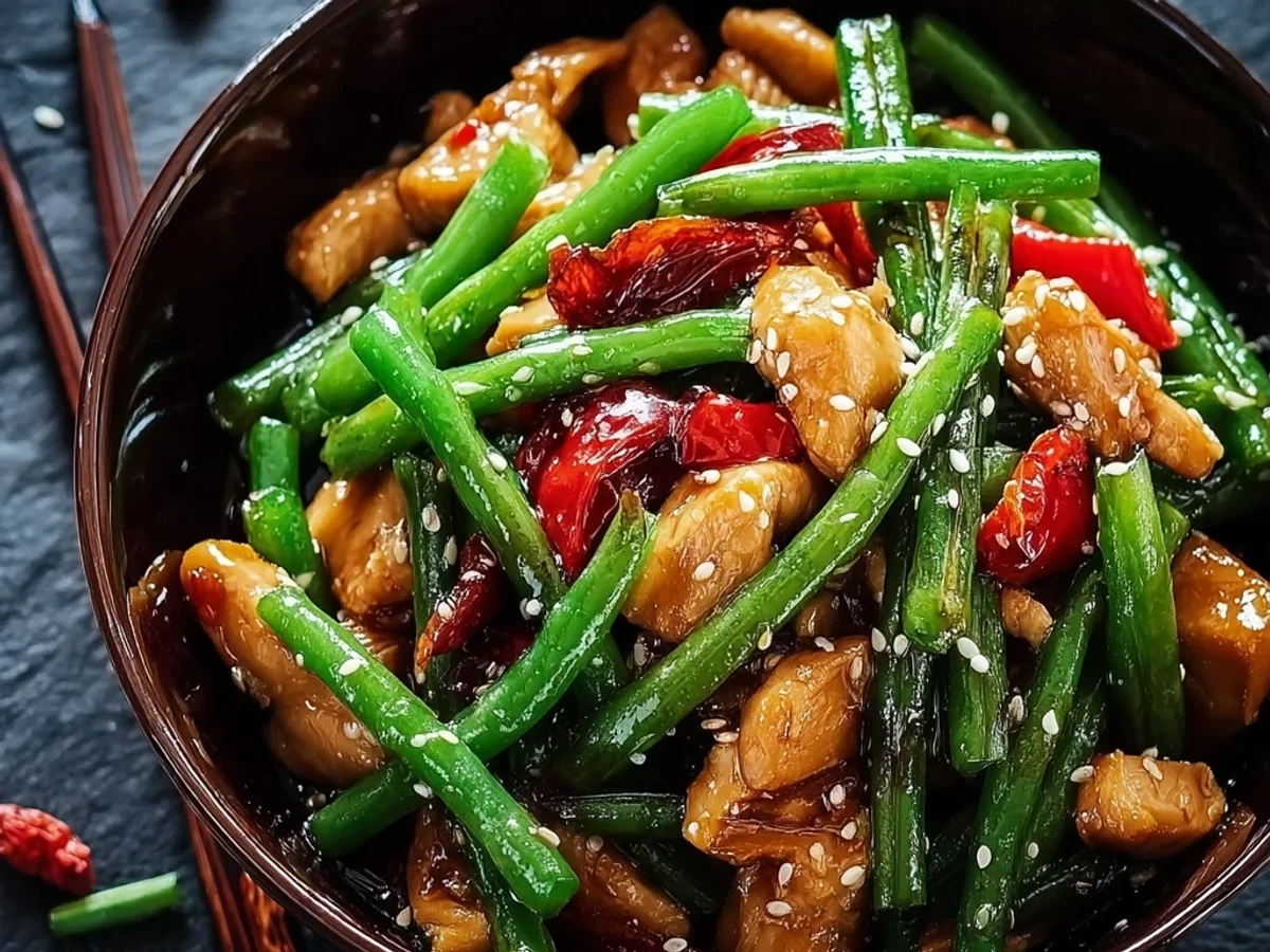 Fresh Chicken and Green Bean Stir-Fry: Speedy Dinner - Image 2