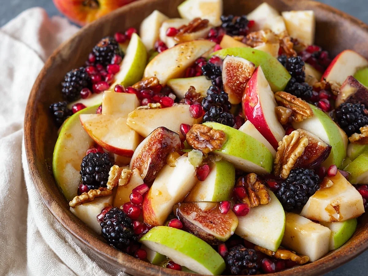 Fresh Fall Fruit Salad with Maple Citrus Vinaigrette - Image 2