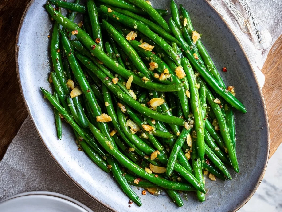 Fresh Garlic Sauteed Green Beans: Quick Zesty Side - Image 2