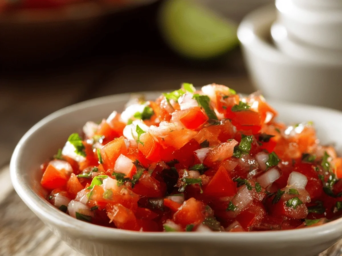 Fresh Restaurant Style Salsa Recipe: Tangy & Bright - Image 1