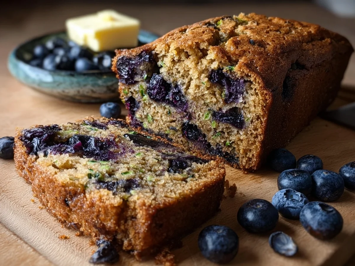 Garden Fresh Blueberry Zucchini Bread - Image 1