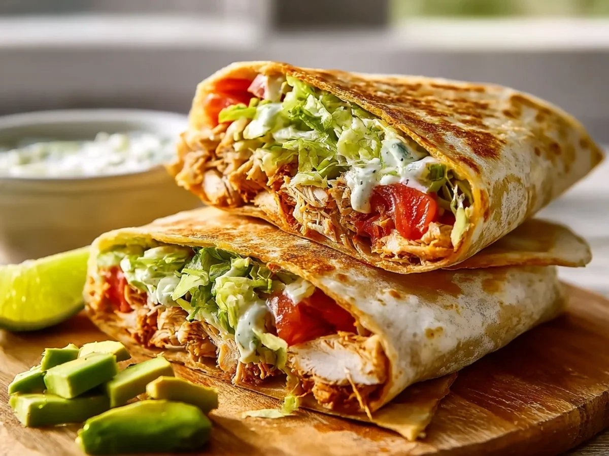 Healthy Chicken Crunch Wrap: Crispy, Satisfying & Simple - Image 1