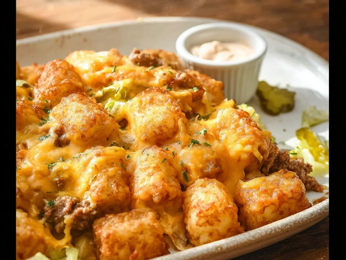 Hearty Big Mac Tater Tot Casserole: Diner Style Comfort - Image 2