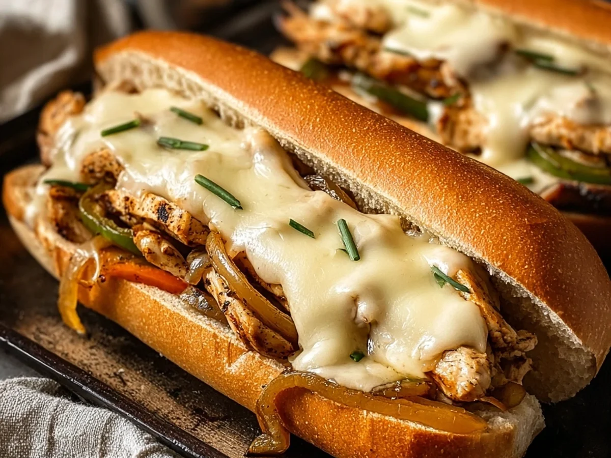 Hearty Chicken Philly Cheese Steaks Recipe for Weeknights - Image 1