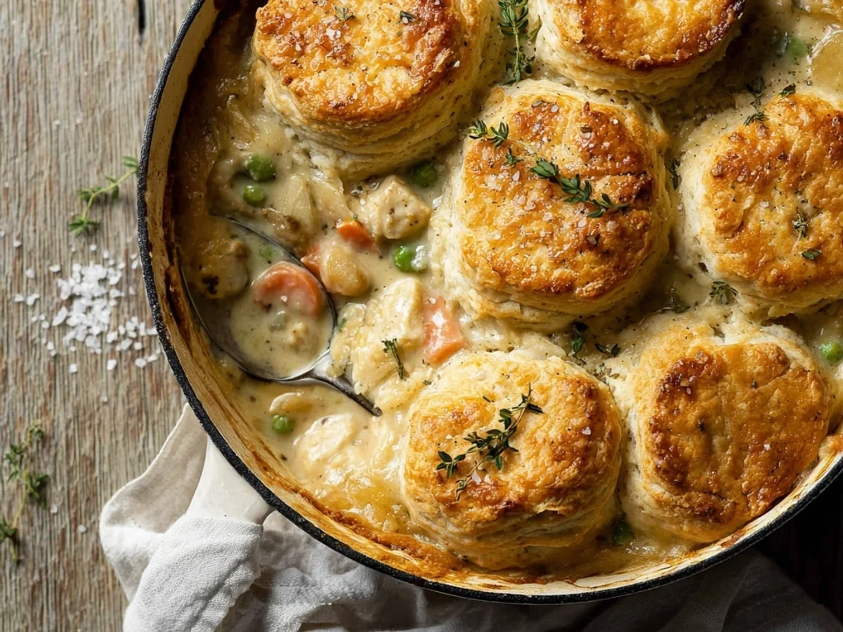 Hearty Chicken Pot Pie with Biscuits Recipe - Image 2