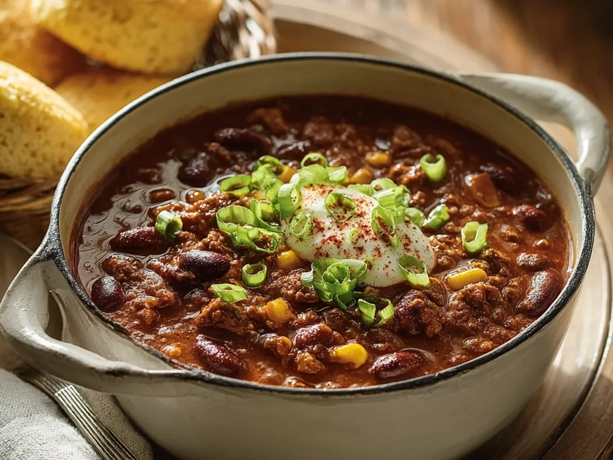 Hearty Cowboy Chili with Beans: A Weeknight Comfort - Image 1