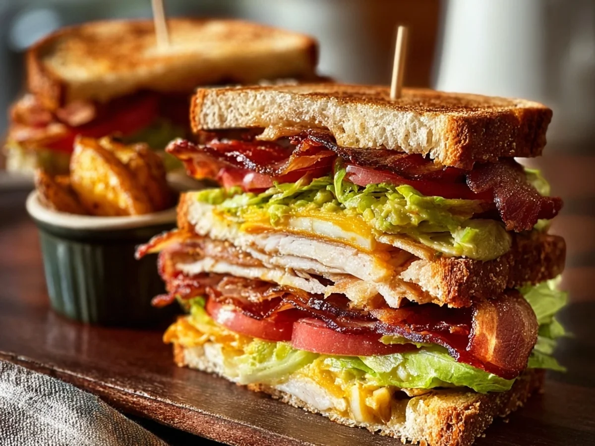 Hearty Cowboy Club Sandwich: My Ranch-Style Favorite - Image 1