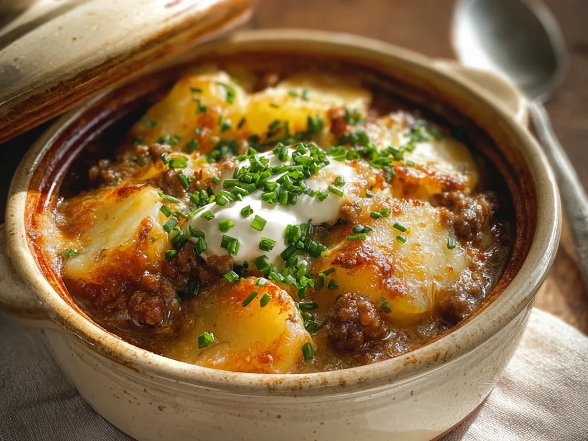Hearty Crockpot Hamburger Potato Casserole: A Weeknight Hug - Image 2
