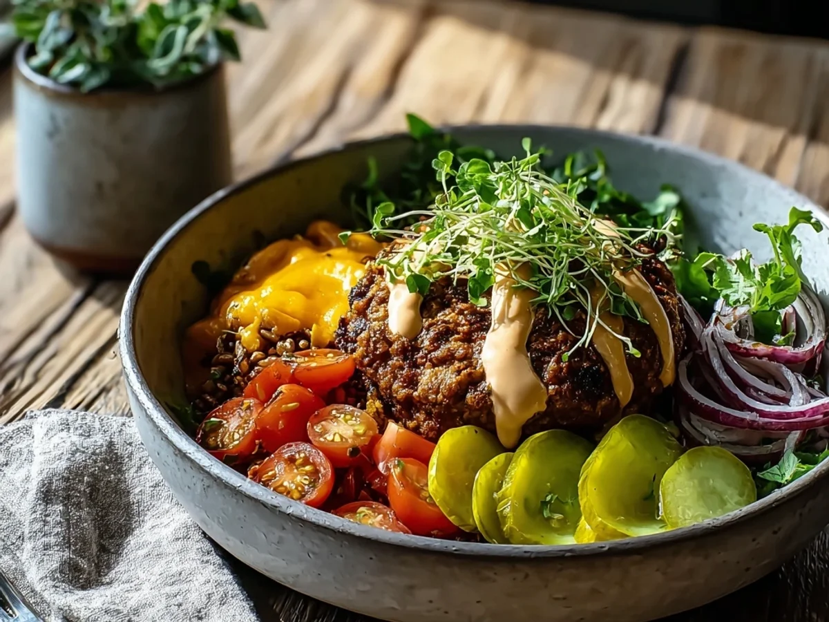 Hearty Delicious Burger Bowls for Easy Weeknights - Image 1