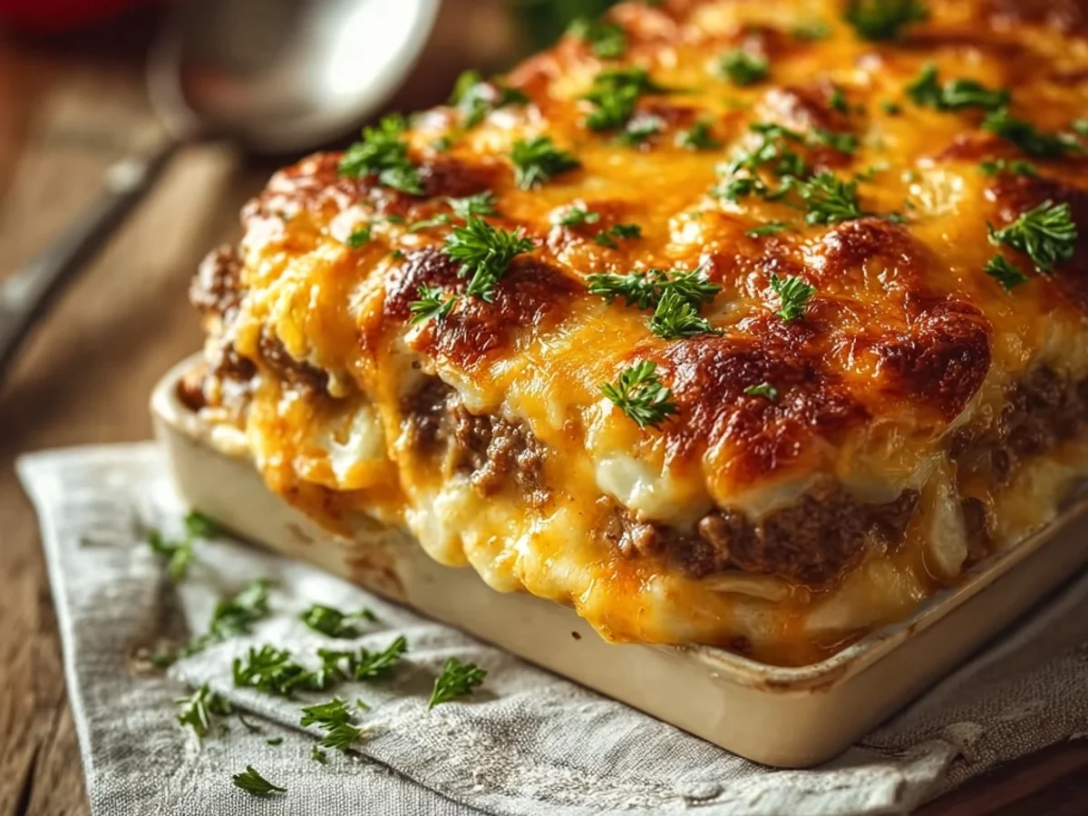 Hearty Hamburger Supreme Casserole: Easy Comfort Food - Image 1