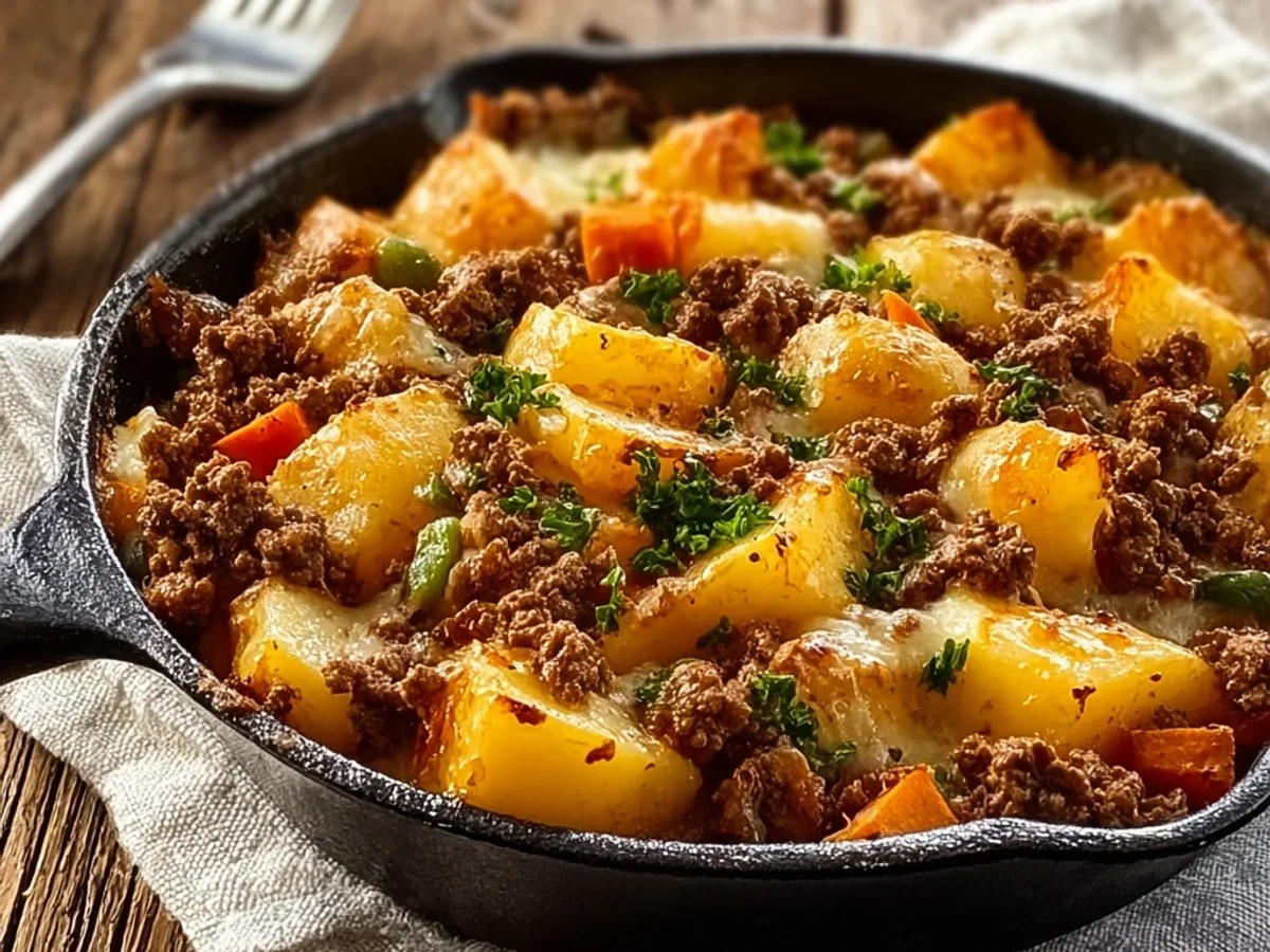 Hearty Hobo Casserole with Ground Beef & Potatoes - Image 2