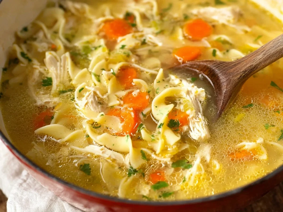 Hearty Homemade Chicken Noodle Soup: A Comfort Classic - Image 1