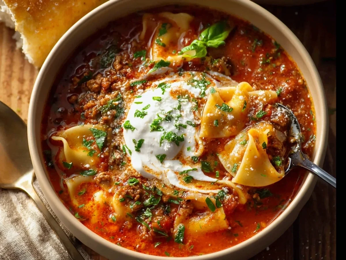 Hearty Lasagna Soup: A Comforting, Easy Weeknight Meal - Image 1