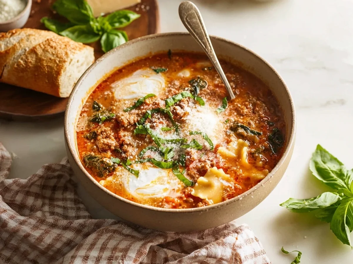 Hearty Lasagna Soup: One-Pot Weeknight Comfort - Image 1