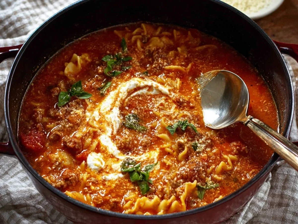 Hearty Lasagna Soup: Quick Comfort, All the Flavor - Image 1