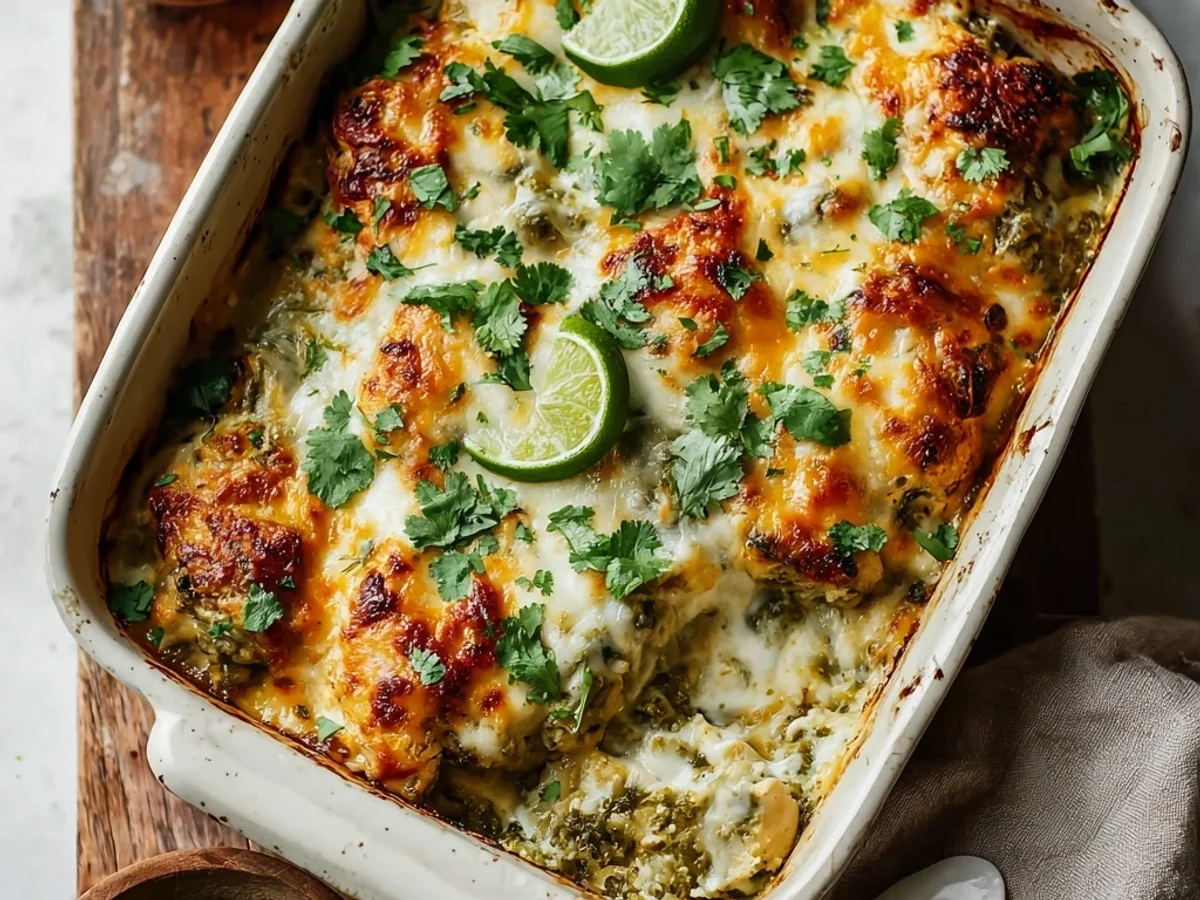 Hearty Salsa Verde Chicken Casserole for Busy Nights - Image 2