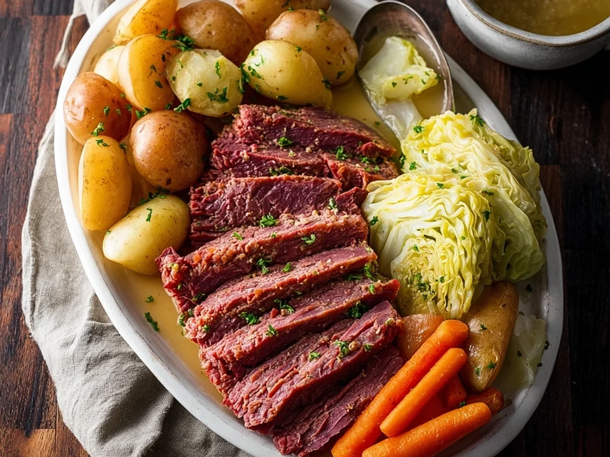 Hearty Slow Cooker Corned Beef & Cabbage Dinner - Image 2