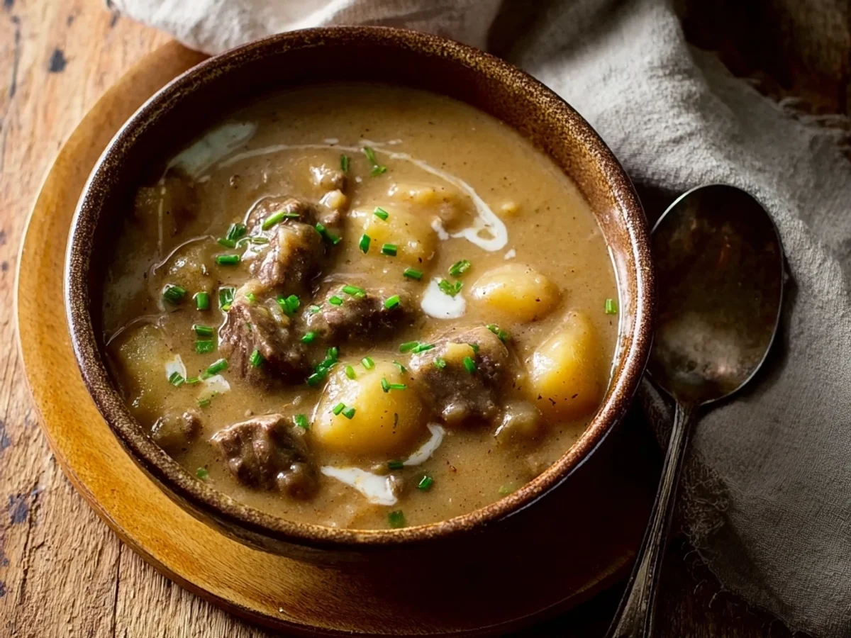 Hearty Steak and Potato Soup Recipe: A Comfort Bowl - Image 1