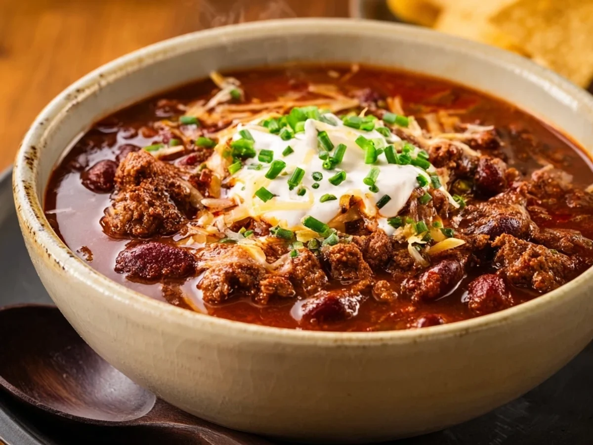 Hearty Venison Chili Recipe: A Warming Bowl - Image 1