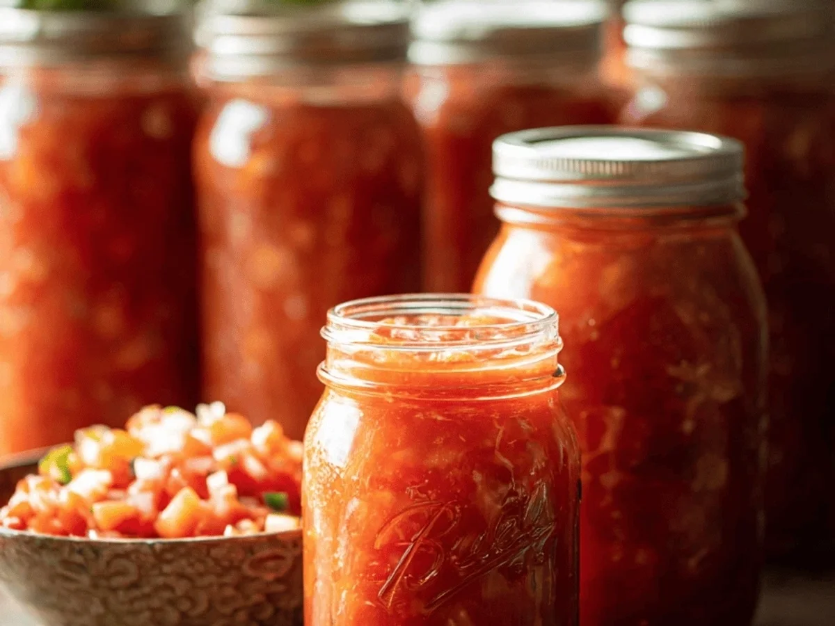 Homemade Salsa for Canning: Tangy Garden Fresh Recipe - Image 1