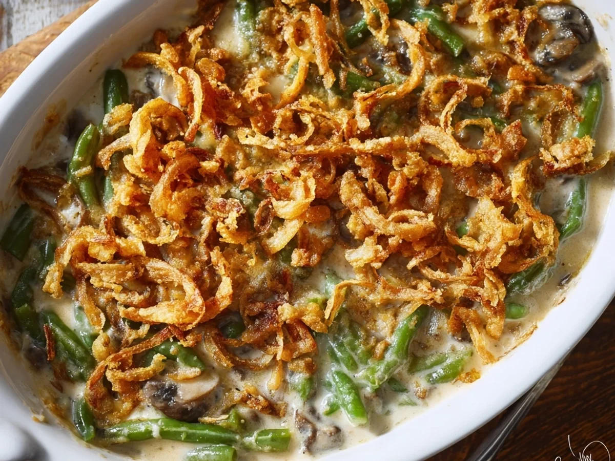 Homestyle Campbell's Green Bean Casserole Recipe - Image 2