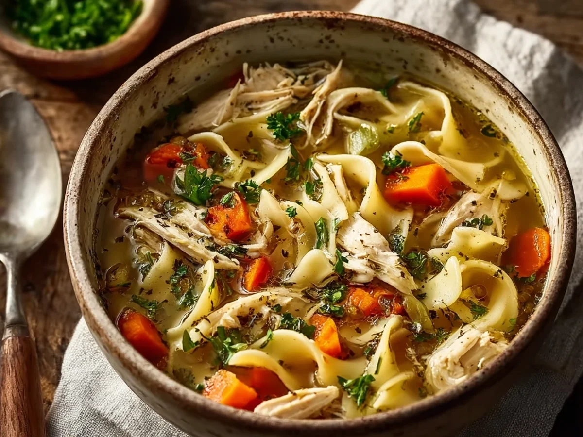 Homestyle Chicken Noodle Soup: My Family's Hearty Recipe - Image 1