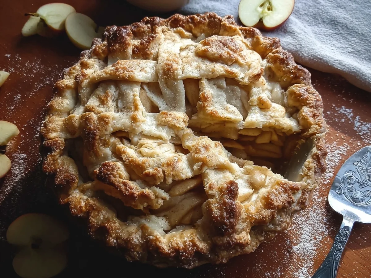Homestyle Grandma's Apple Pie: A Slice of Childhood - Image 1