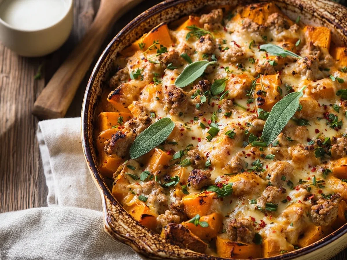 Homestyle Ground Turkey Sweet Potato Bake: Easy Dinner - Image 1