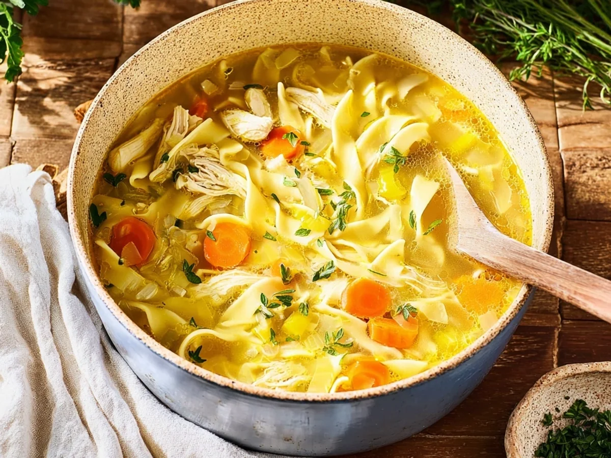Homestyle Healing Chicken Noodle Soup: A Comforting Bowl - Image 2