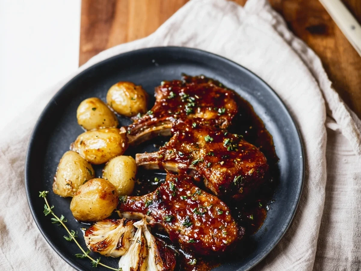 Honey Garlic Lamb Chops: Sticky, Tender & Simple - Image 1