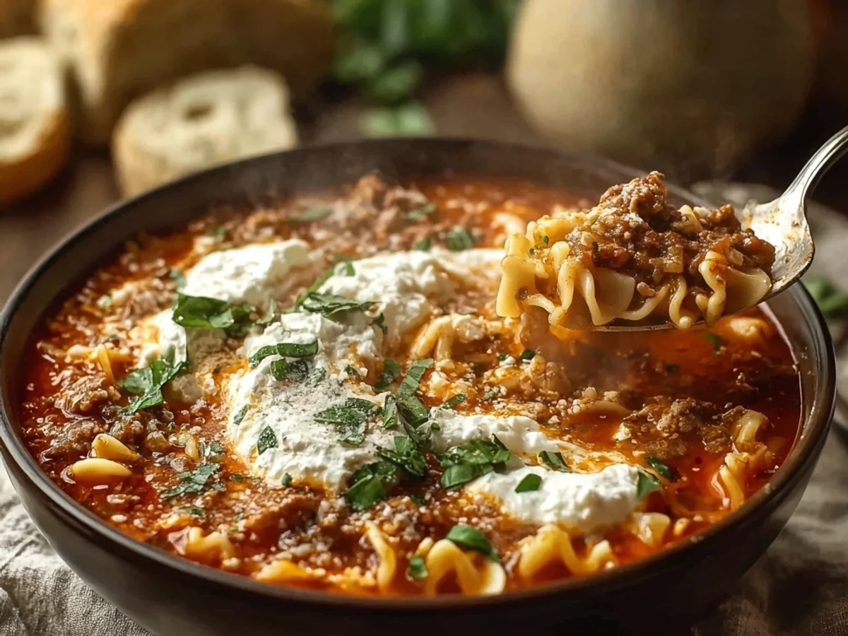 Lasagna Soup: A Hearty, Cheesy Bowl - Image 2