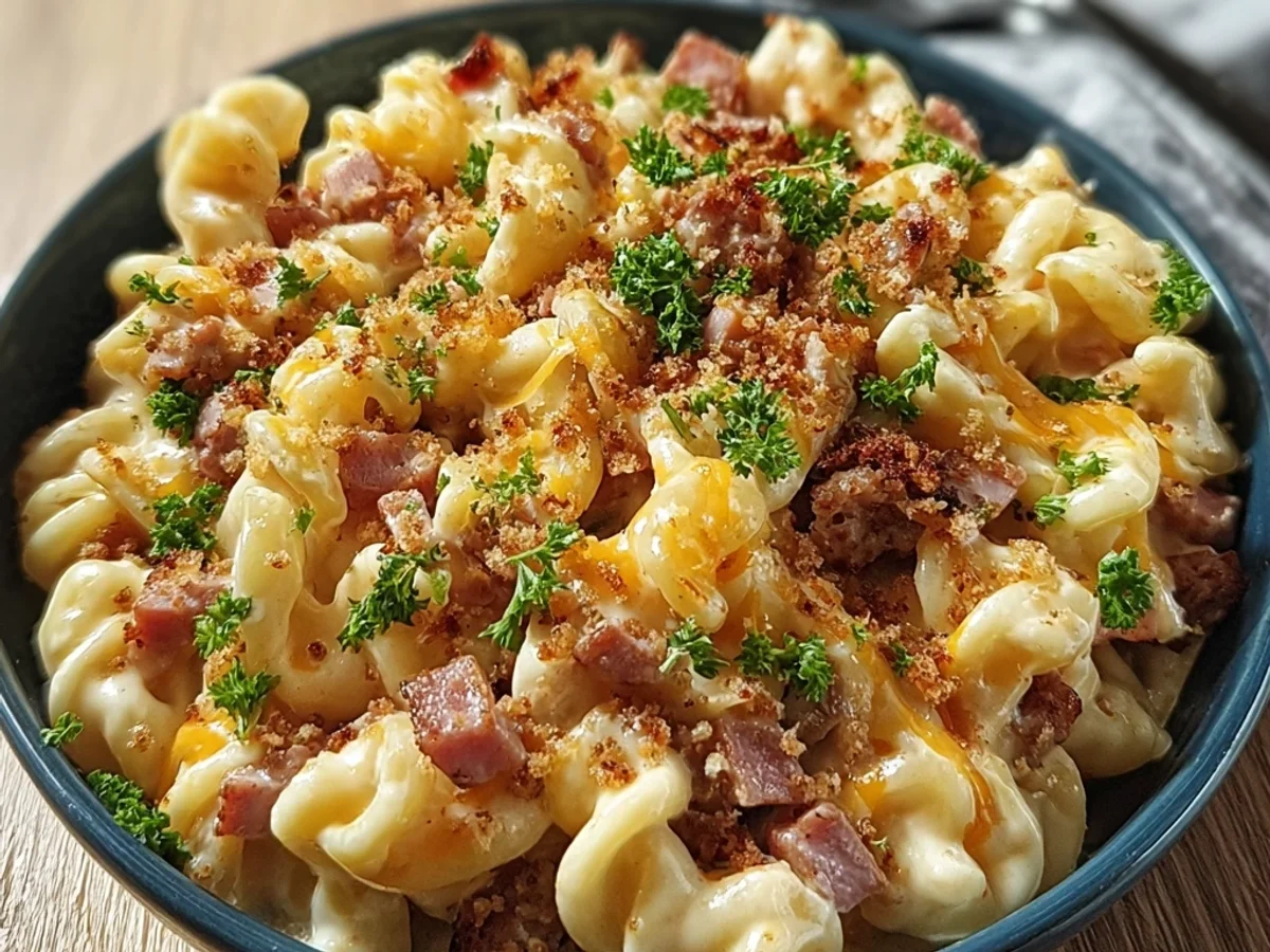 Loaded Turkey Ham Cheeseburger Pasta: Skillet Comfort - Image 1