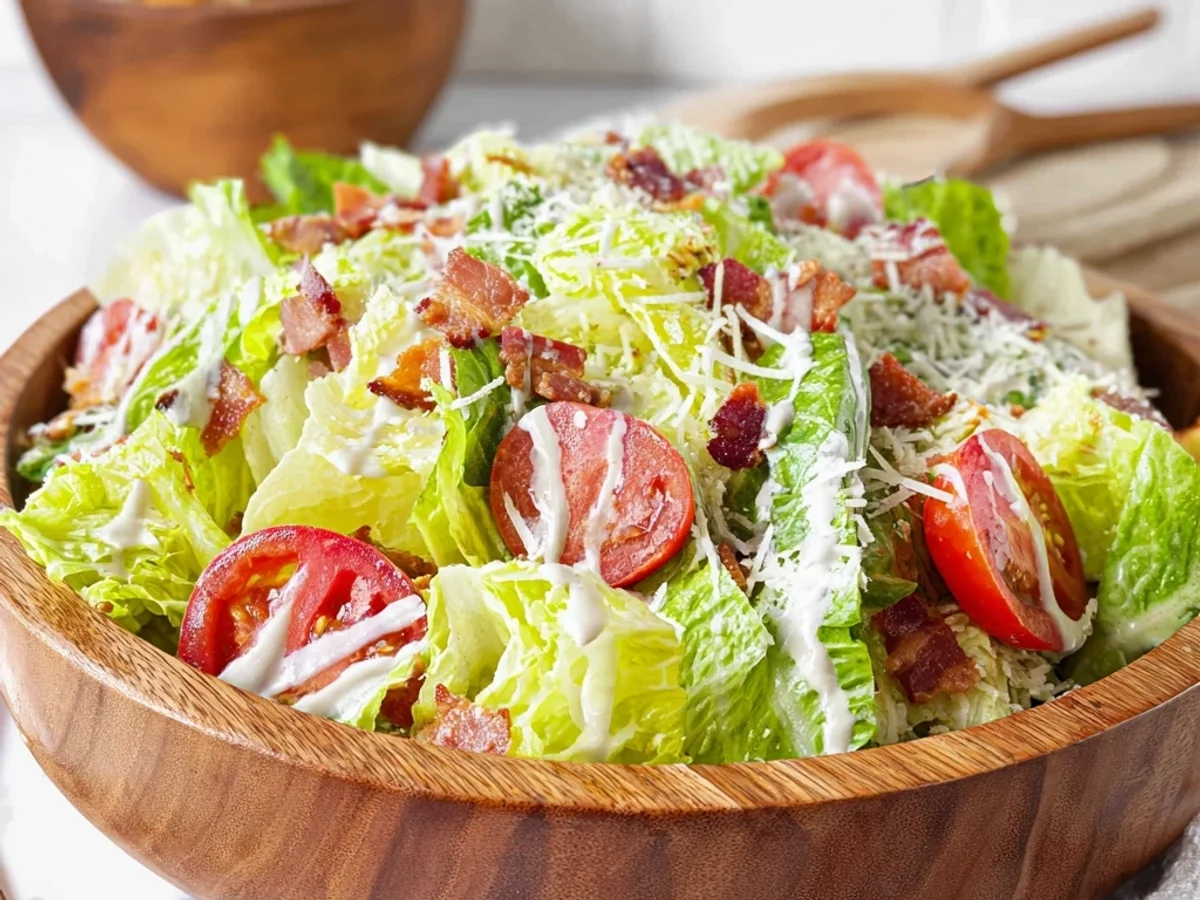 Mom's Best BLT Caesar Salad: A Tangy Family Favorite - Image 2