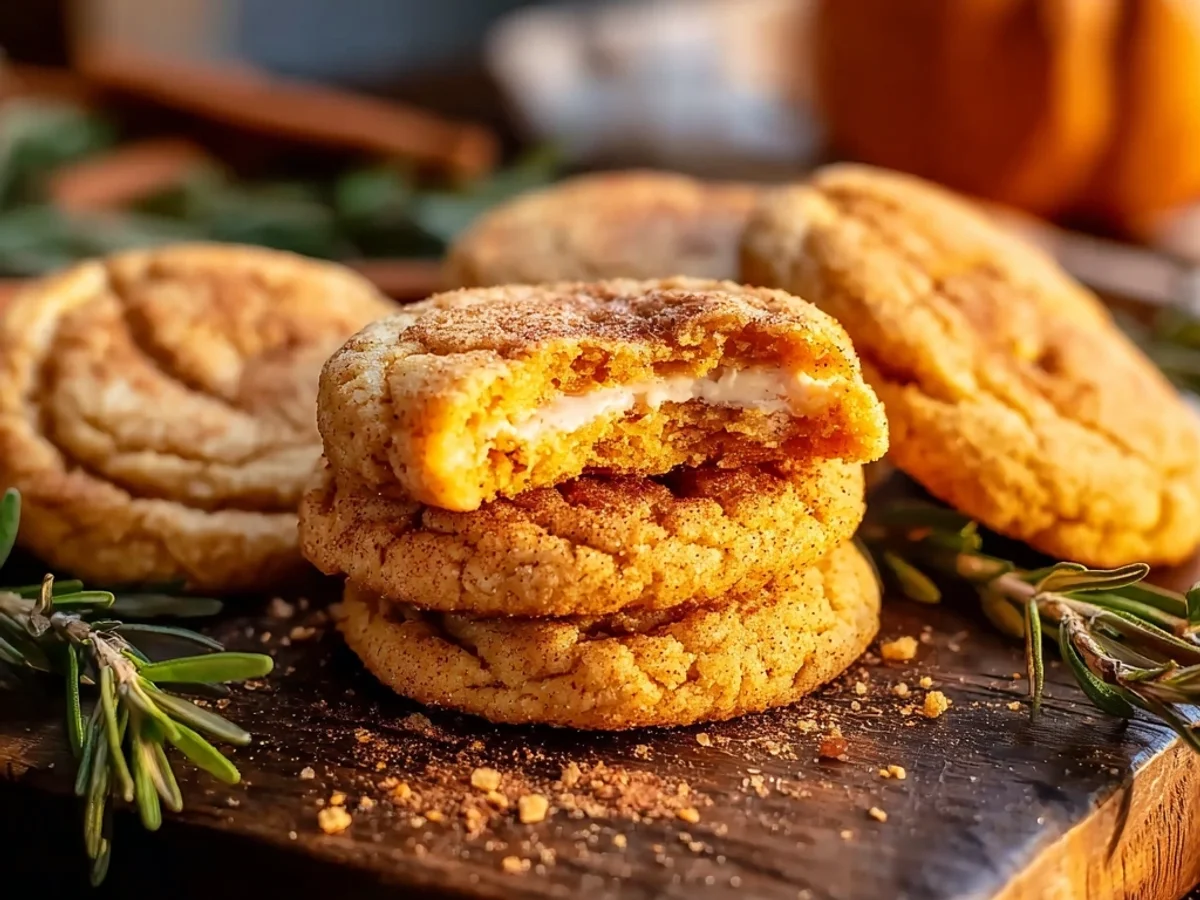 Pumpkin Cheesecake Cookies: Creamy, Spiced Bites - Image 1