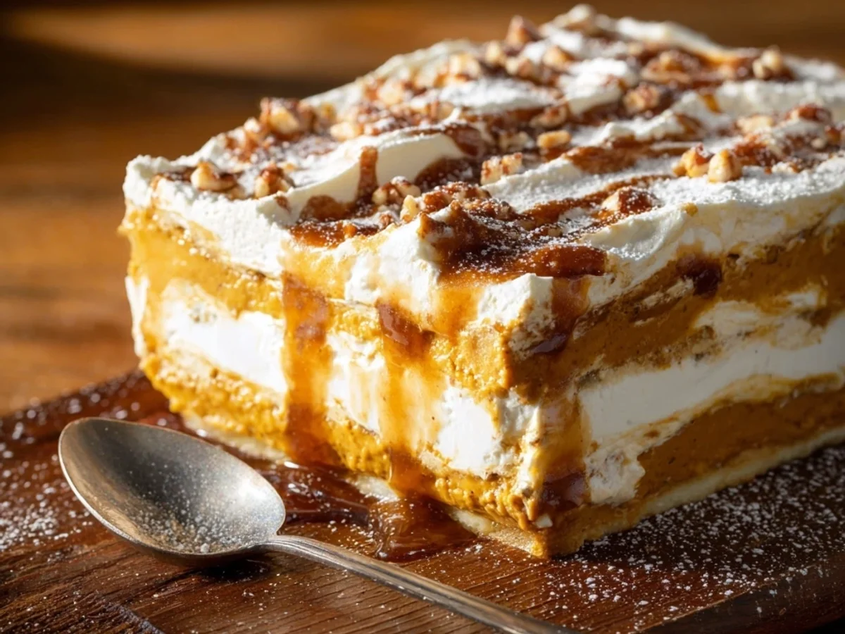 Pumpkin Cheesecake Lasagna: Rich & Creamy Layers - Image 2