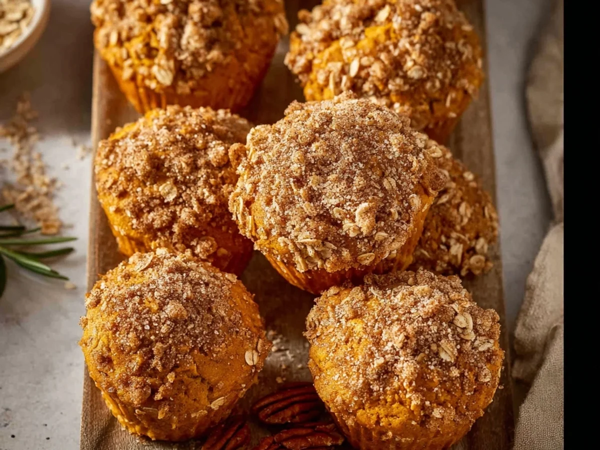 Pumpkin Oatmeal Muffins: Simple Spiced Morning Treat - Image 1
