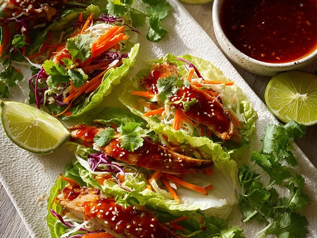 Quick Easy Sweet Chili Chicken Wraps for Weeknights - Image 1